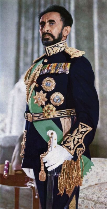 Emperor Haile Selassie I of Ethiopia.