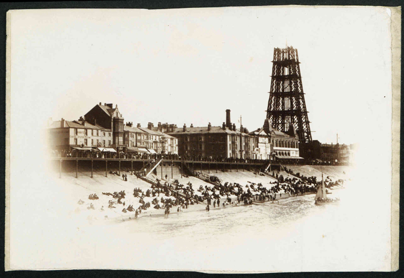 Blackpool Tower under construction c.1891-1894