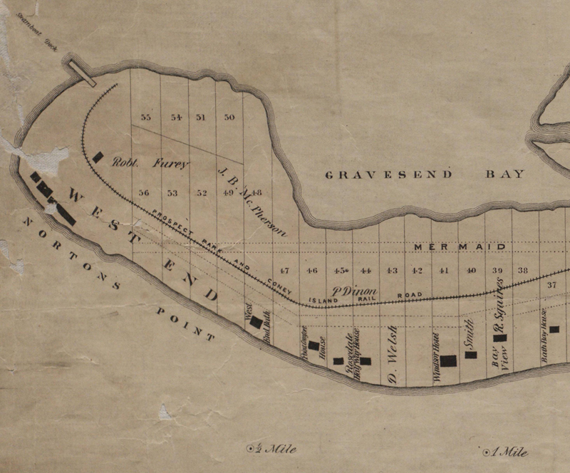 Map of Coney Island and Sheepshead Bay