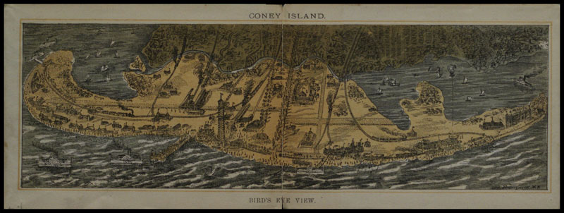 Coney Island: Bird's Eye View (1880)