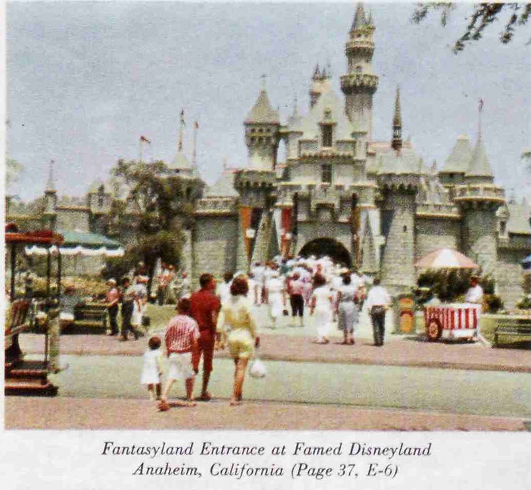 Fantasyland Entrance at Famed Disneyland, Anaheim, California