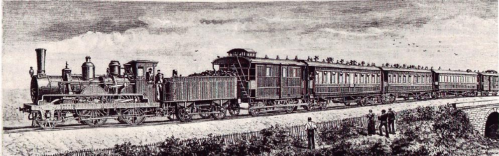 The First Orient Express in 1883