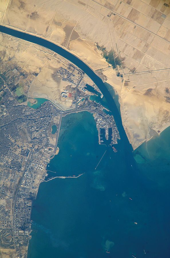 Southern exit, Port Taufiq, Suez